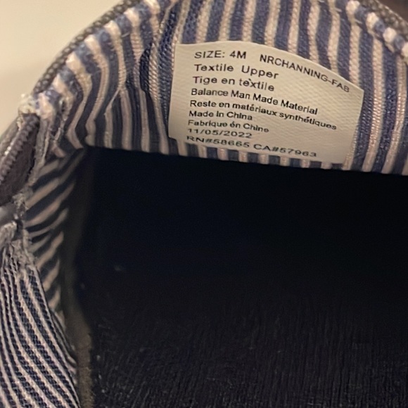 NWOT Nordstrom rack slide on canvas shoes blue grey - Picture 3 of 3